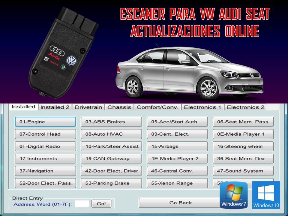 INTERFACE PARA VEHICULOS VW AUDI SEAT Version Actualizable en linea INTERFACE PARA VEHICULOS VW AUDI SEAT Version Actualizable en linea