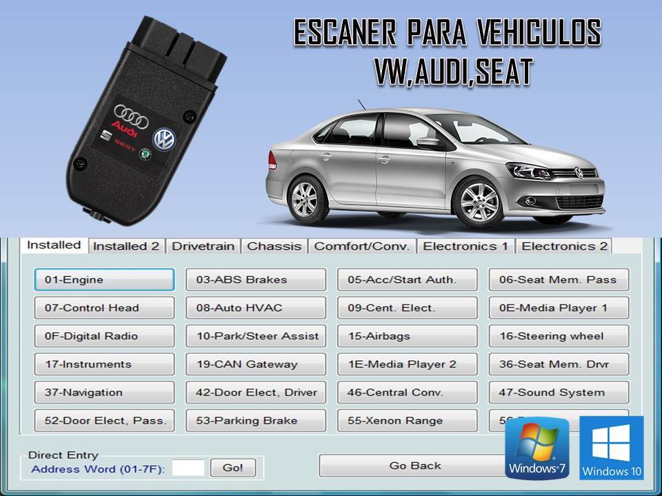 INTERFACE PARA VEHICULOS VW AUDI SEAT VAG INTERFACE PARA VEHICULOS VW AUDI SEAT VAG